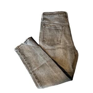 Old Navy Jeans Women’s 8 OG Straight Stretch High Rise Faded Black Button Fly